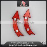 China Manufacturer Custom Triangle Red Bicycle Spoke Wheel Reflector thumbnail-2