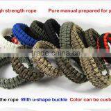 U Umbrella Rope Bracelet Outdoor Survival Bracelet Quick Release Seven Core Umbrella Rope Survival Bracelet Emergency Escape Rop