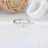 925 Sterling Silver Mother and Son Design Busting Ring With Zircon thumbnail-3