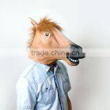 Hot Selling Eco-Friendly Natural Latex Horse Mask Full Head Animal Mask