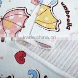 New Arrival Umbrella Printed 100% Cotton Knitted Blanket/Thin Quilt thumbnail-3