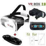 VR Box 2nd Generation Enhanced Version 3D Video Glasses Headset Compatible With 4.7-6 Inch Phone Android, Samsung Edge Etc thumbnail-1