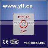 Waterproof Touch Exit Button With NO/NC/COM output contact &LED