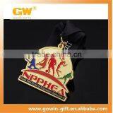 Custom Gold Metal Souvenir Hiking Award Medallion thumbnail-1