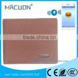 Genuine Leather Intellegent Bluetooth Anti-lost Smart Wallet for Men Woman