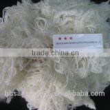 FRESH!! lowest price white wool fiber/yarn waste, 80%-100% wool, 32-40mic, 50-70mm,raw white color,,,