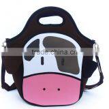Animal Printed Neoprene Children Insulated Kids Lunch Bag With Shoulder Strap thumbnail-4
