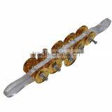 Punjab India Craft Handmade Jhika Cymbal Indian Musical Instrument, 5 Bells Karatal