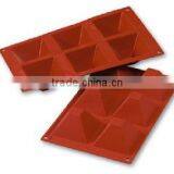 6 Half Pyramid Pastry Baking Moulds