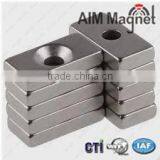 N52 1/2 " x 1/8 " x 1/2 " Block Neodymium Magnet thumbnail-5