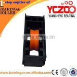 Black Plastic Housing Single Sliding Roller thumbnail-1