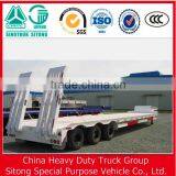 for Big Machine Semi Truck Trailer Hot Wheels Truck and Trailer 3 Axle Extentable Low Bed Trailer thumbnail-4