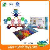 Construction Solid ABS Plastic Snowflake Building Blocks thumbnail-1