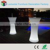 High Led Round Cocktail Table for Outdoor Used thumbnail-2