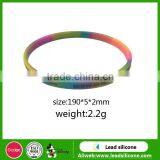 Colorful Silicon Custom Bracelet With Custom Package in High Quality thumbnail-3