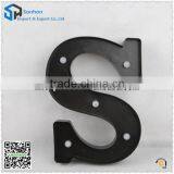 PP Hotel Letters Plastic LED Lighted / Letter" S" Decoration Lamp With 2AA Battery thumbnail-2