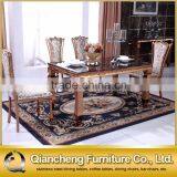 New Design Stainless Steel Restaurant Marble Top Dining Tables thumbnail-2