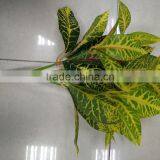 2017 Wholesale Artificial Big Green Leaves for Plant Trees Decoration thumbnail-2