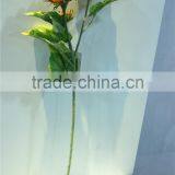 Home Garden Decorative Wedding 70cm Height Artificial Plastic Flower Bronze Bushing 3 Head Sunflower EMG11 21W11 thumbnail-2