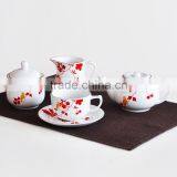 15pcs Wholesale Ceramic Promotional Cheap Tea and Coffee Set thumbnail-3