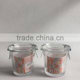Strawberry Pattern Wholesale 115 ml Small Transparent Glass Bowl With Clip Lid,glassware thumbnail-2