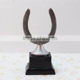 Custom Resin Silver Horseshoe U Shape Trophy thumbnail-3
