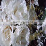 SJ20170029 White Real Touch Silk Flower Rose Bud thumbnail-2