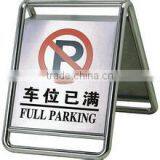 Stainless Steel no Parking Sign Stand thumbnail-1