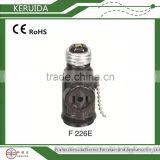 Bakelite E26 Lampholder With Chain/light Socket/bulb Holder thumbnail-1