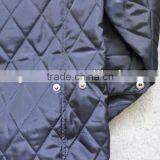 European Style Diamond Stitching Cotton Padding Quilted Bomber Jacket thumbnail-3