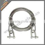 2T Car Steel Tow Rope thumbnail-1