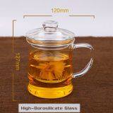 Glass Cup Kungfu Tea Cup Three Part Glass Mug Filter Glass Cup Coffee Mug Milk Cup Juice Cup for Hotel and Resturant thumbnail-2