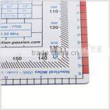 Flexible Plastic Square Protractor, Nautical Square Protractor Plotter for Pilot Student Training # KPP-8 thumbnail-4