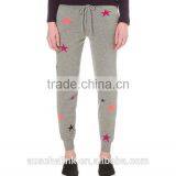 High Quality Ladies Star Print Designs Sport Cashmere Trousers thumbnail-2
