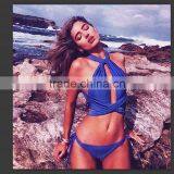 Custom 2016 New Sey Swimsuit Swimsuit Bandage Split Strip Women Swim Wear thumbnail-1