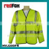 Waterproof Safety Polyester Vest With Long Sleeves thumbnail-3