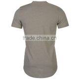 Wholesale Fashion Style Scooped Bottom Curved Hem t Shirts for Man thumbnail-4