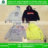 China Top Gracer Cheap Used Clothes Hoody Sorted 100Kg Used Clothing France Style thumbnail-3