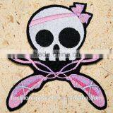 Custom High Quality Embroidered Creative Skulls Patch for Clothes Embroidery Patch Made in China Choose Size/color thumbnail-4