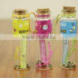 Clear Glass Bottles Vials Jars Containers Small Charm Wishing Bottle Tiny Decoration Glass Bottles thumbnail-2