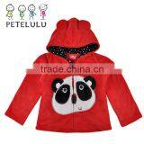 In Stock Kid Jacket Panda Coral Velvet Jacket for 1-6 Years Children Girl thumbnail-1