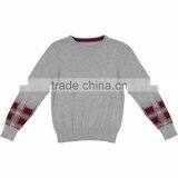 OEM 100% Cotton Jacquard Pattern Knitted Boys Sweaters thumbnail-1