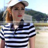 High Quality Hot Sale Good Price Professional Cotton Women Short Sleeve Polo Shirt thumbnail-2