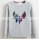 China Oem Cheaper Customized TC65/35fleece 300grm Printed Crewneck Sweatshirt With Good Quality thumbnail-3