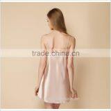 OEM Service Women Sleepwear Round Neck Slip Sexy Nighty thumbnail-2