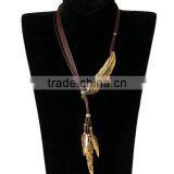 Zm34111a European Style Women Rhinestone Long Pendant Necklace Jewelries thumbnail-2