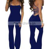 Zm50321b Women Jumpsuits Loose Pants Sexy Hot Sell Lady Trousers thumbnail-3