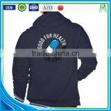 China Factory Custom Printing 100% Cotton Long Zipper Hoodie thumbnail-2