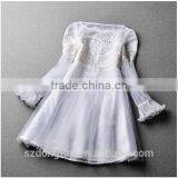 White Sexy Korea Skirt Girl Dress Patterns Formal Dress With White Custom Garment thumbnail-2