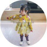 S17732A Autumn New Arrival Cotton Girl Clothes Long Sleeved Girls Cartoon Dress thumbnail-4